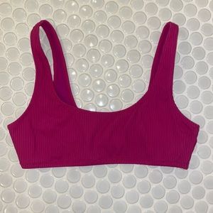 Pacsun La Hearts Bikini Top, size Small